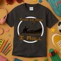 Kayak This Is How I Roll  Kids T-Shirt thumb 3