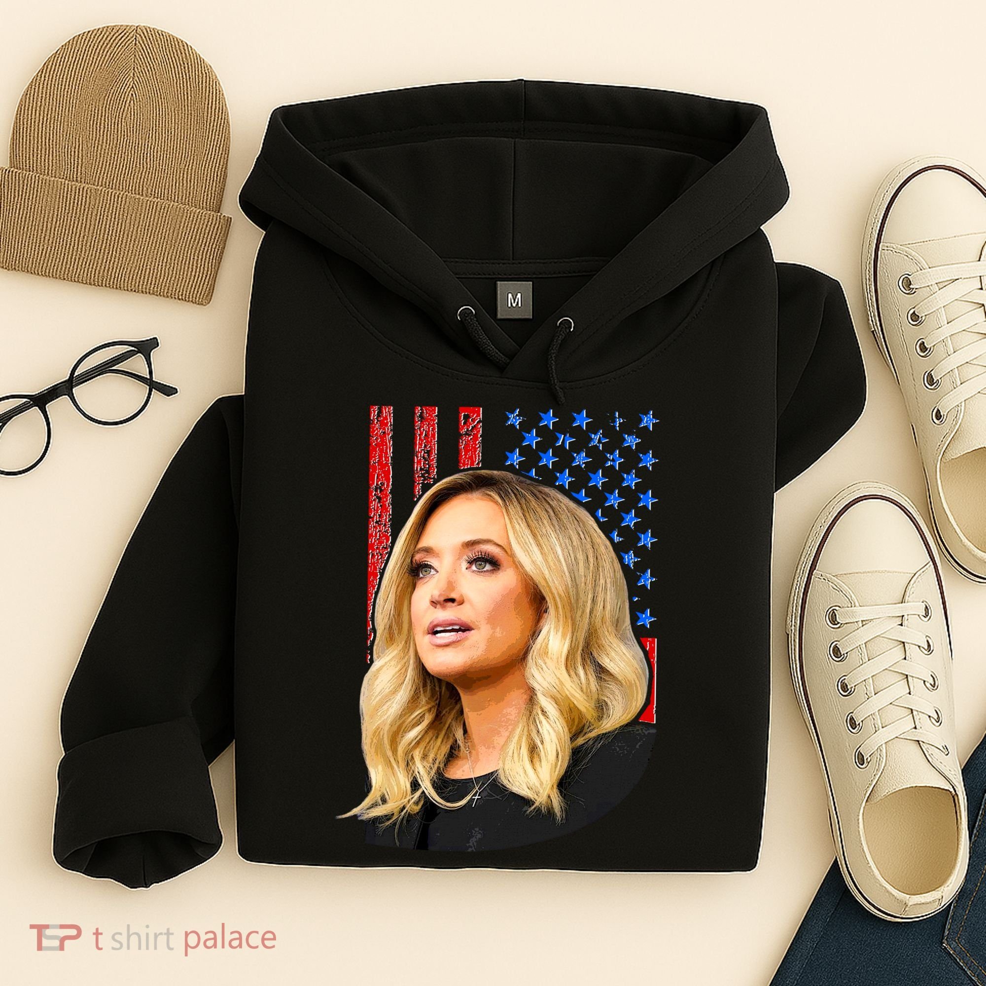 Kayleigh McEnany USA Flag Hoodie