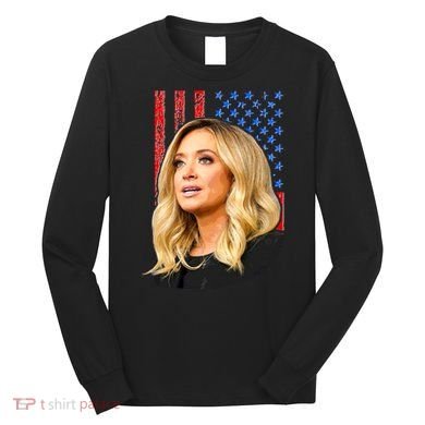 Kayleigh McEnany USA Flag Long Sleeve Shirt
