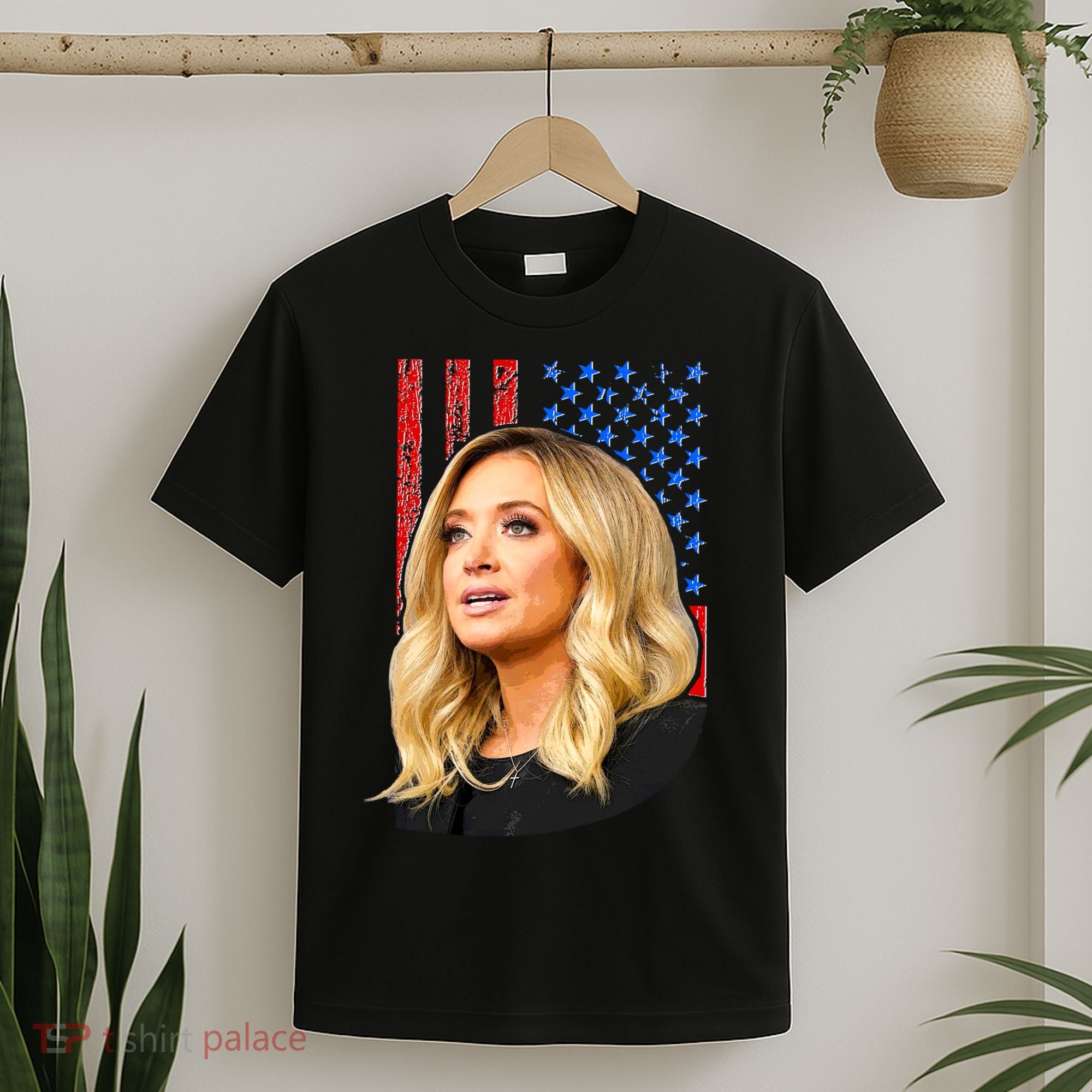 Kayleigh McEnany USA Flag T-Shirt