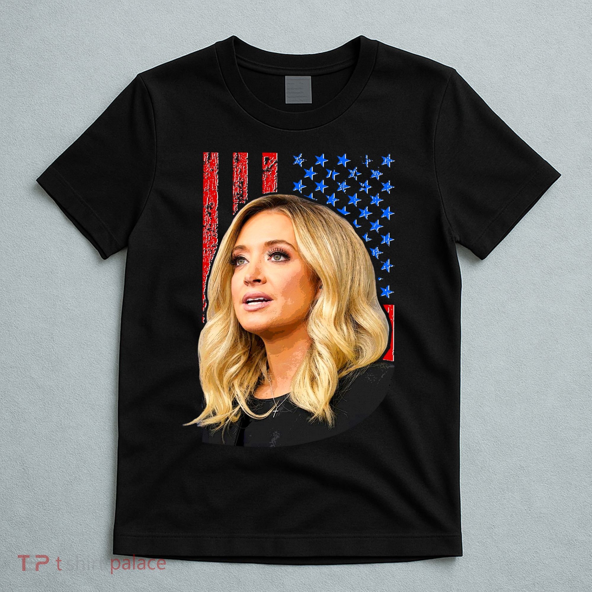 Kayleigh McEnany USA Flag T-Shirt