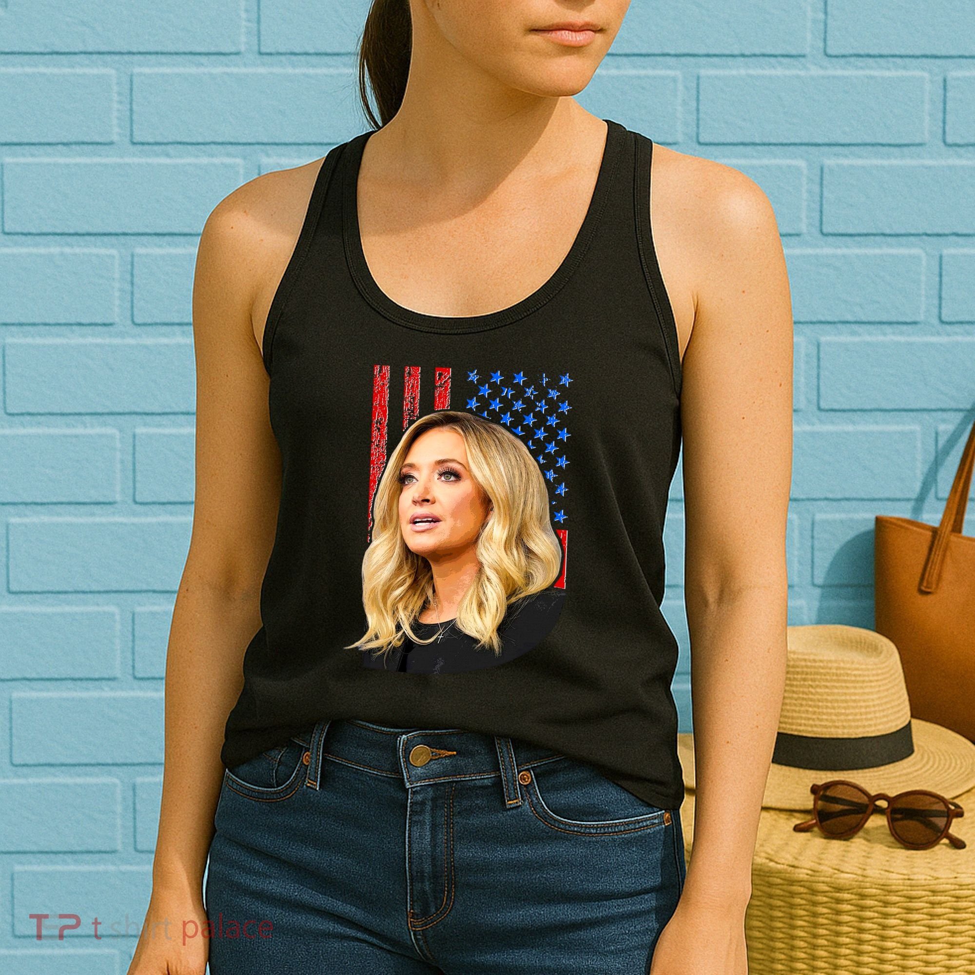 Kayleigh McEnany USA Flag Women's Tank Top