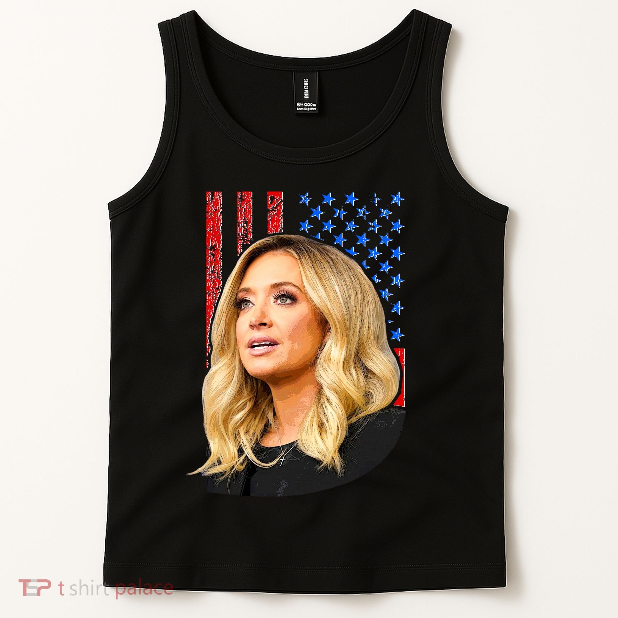Kayleigh McEnany USA Flag Tank Top