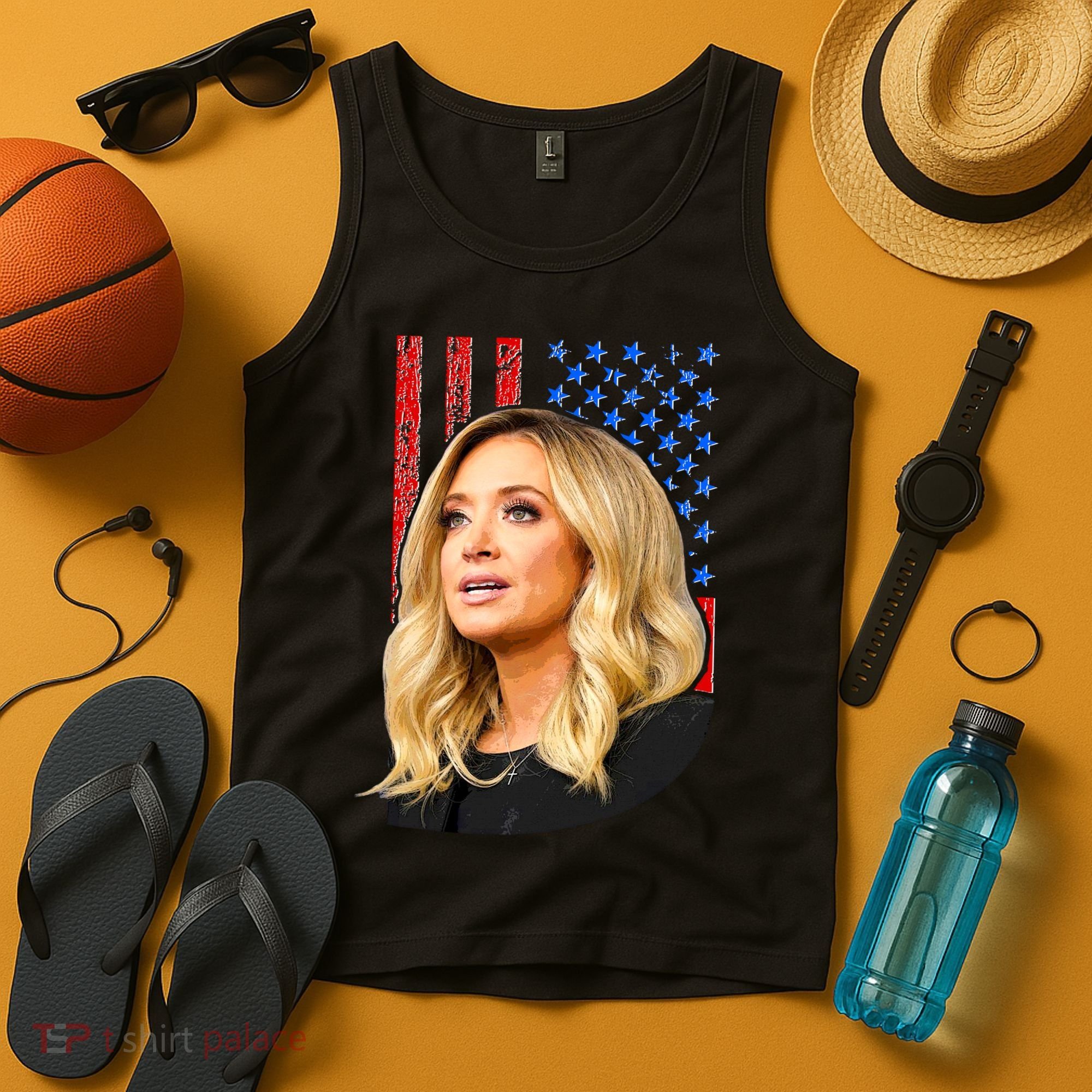 Kayleigh McEnany USA Flag Tank Top