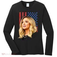 Kayleigh McEnany USA Flag Women's Long Sleeve Shirt thumb 0