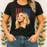 Kayleigh McEnany USA Flag Women's T-Shirt thumb 2