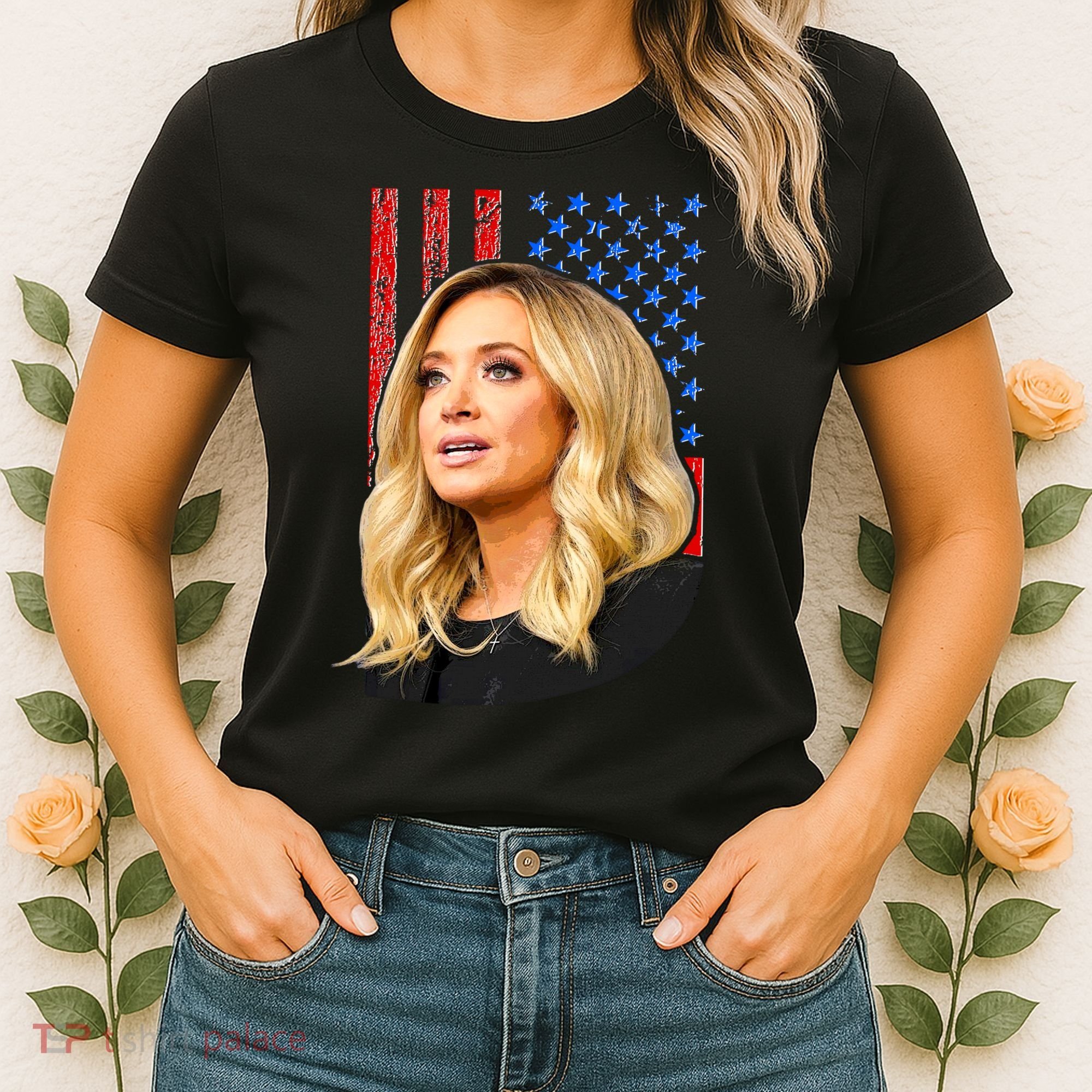 Kayleigh McEnany USA Flag Women's T-Shirt