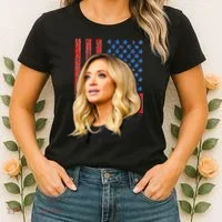 Kayleigh McEnany USA Flag Women's T-Shirt thumb 2