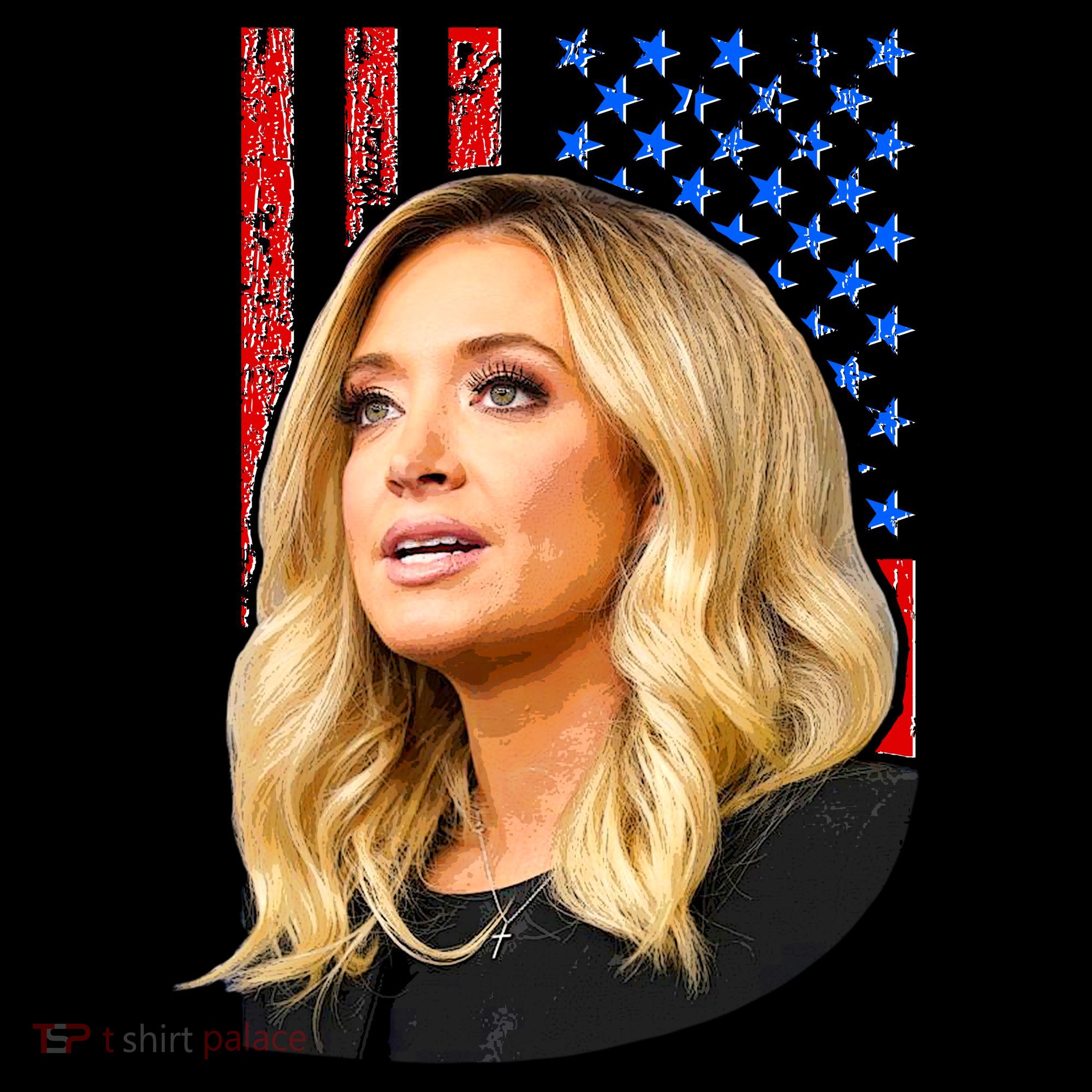 Kayleigh McEnany USA Flag Women's T-Shirt