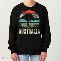 Kangaroo Aussie Zoo Animal Lover Retro Australia Women's Sweatshirt thumb 0