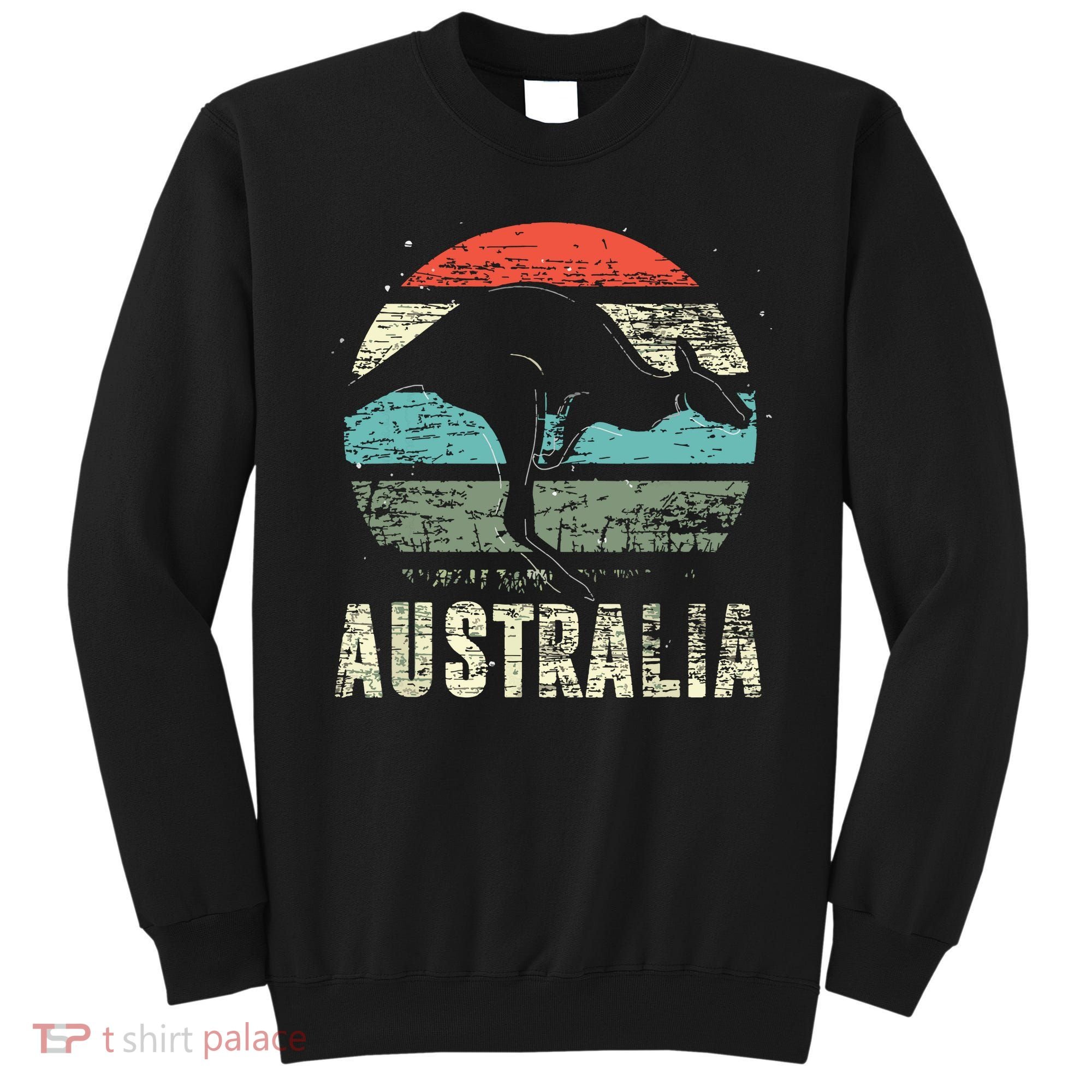Kangaroo Aussie Zoo Animal Lover Retro Australia Sweatshirt