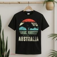 Kangaroo Aussie Zoo Animal Lover Retro Australia T-Shirt thumb 2