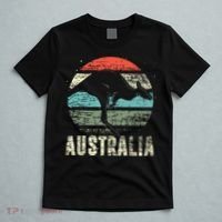 Kangaroo Aussie Zoo Animal Lover Retro Australia T-Shirt thumb 5
