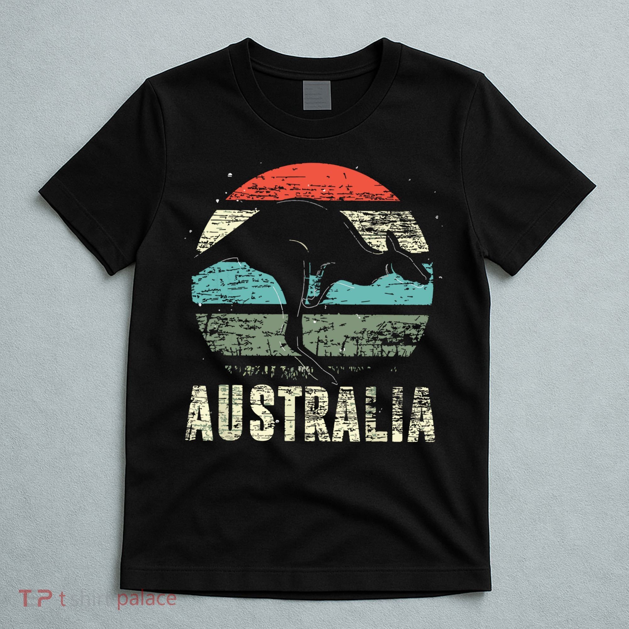 Kangaroo Aussie Zoo Animal Lover Retro Australia T-Shirt