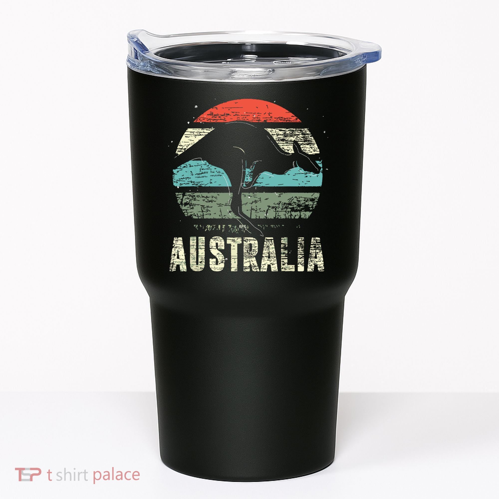 Kangaroo Aussie Zoo Animal Lover Retro Australia Tumbler