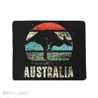 Kangaroo Aussie Zoo Animal Lover Retro Australia Mousepad thumb 0