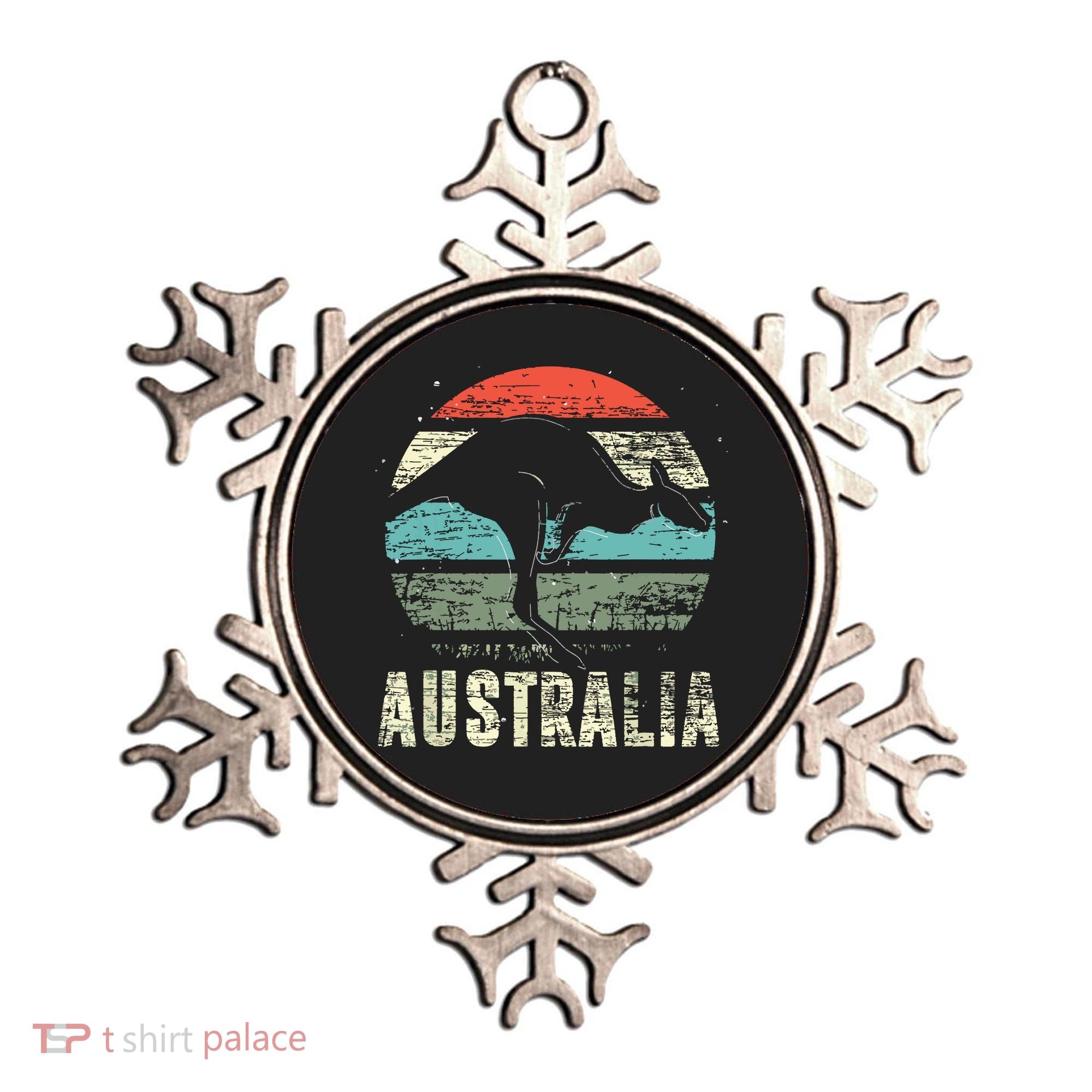 Kangaroo Aussie Zoo Animal Lover Retro Australia Ornament