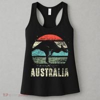 Kangaroo Aussie Zoo Animal Lover Retro Australia Women's Tank Top thumb 3