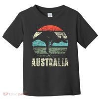 Kangaroo Aussie Zoo Animal Lover Retro Australia Toddler T-Shirt thumb 0