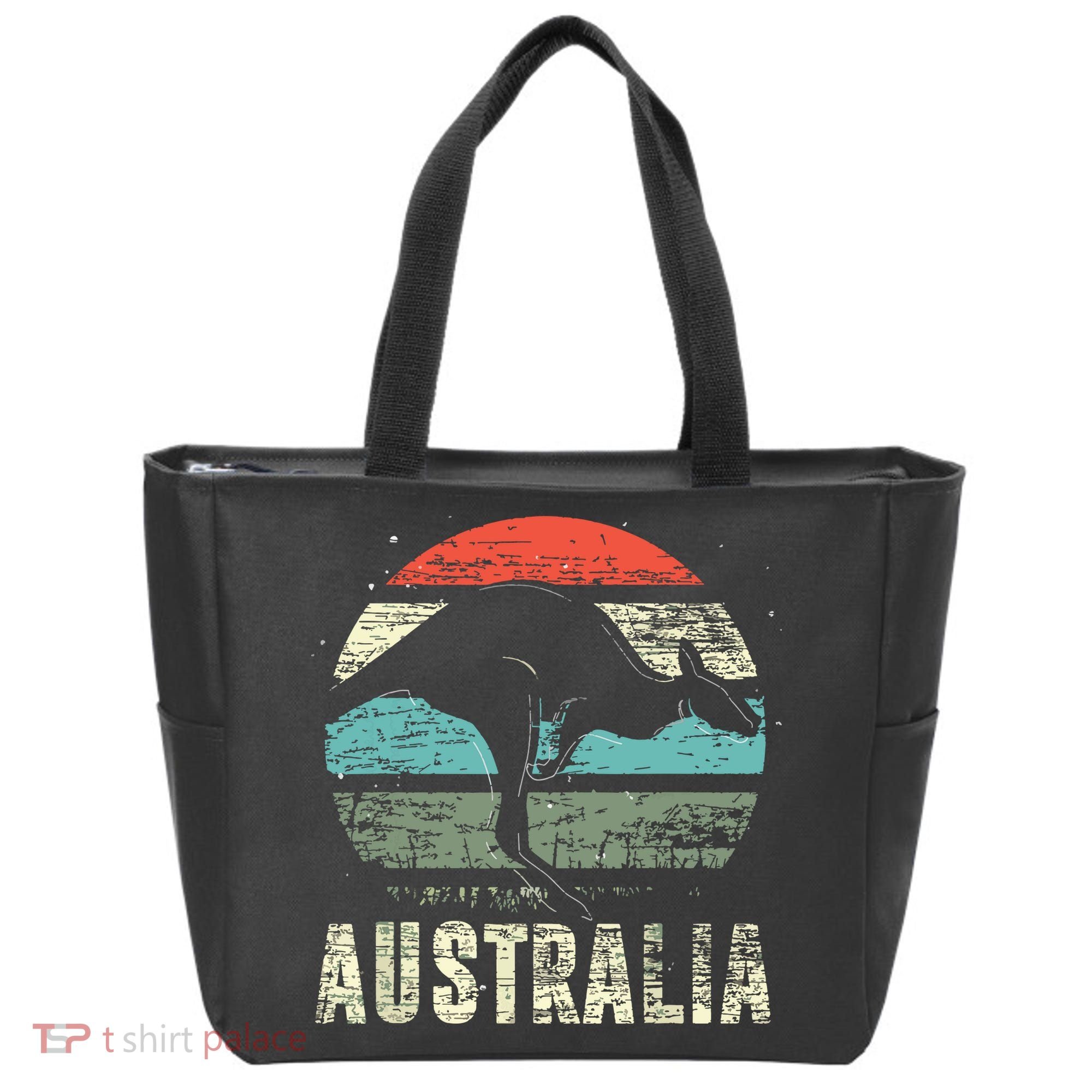 Kangaroo Aussie Zoo Animal Lover Retro Australia Tote Bag