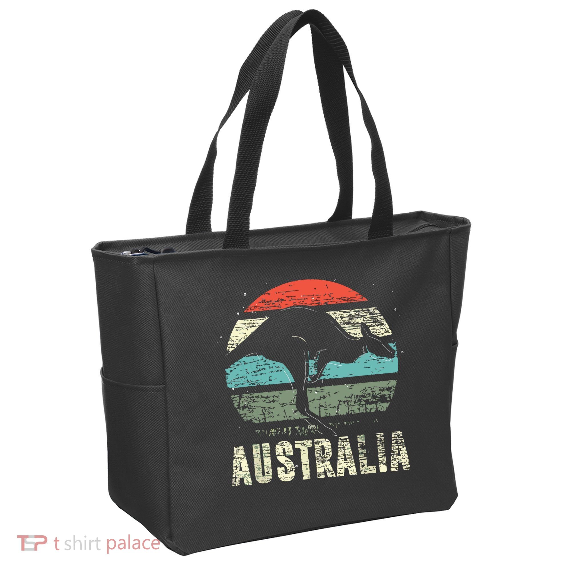 Kangaroo Aussie Zoo Animal Lover Retro Australia Tote Bag