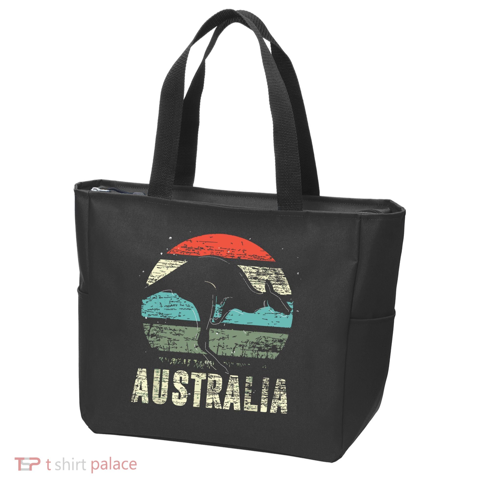 Kangaroo Aussie Zoo Animal Lover Retro Australia Tote Bag