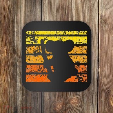 Koala Animal Zoo Keeper Gift Australia Coaster