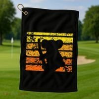 Koala Animal Zoo Keeper Gift Australia Golf Towel thumb 1