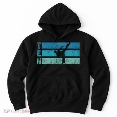 Karate Birthday 10 Year Year Taekwondo Hoodie