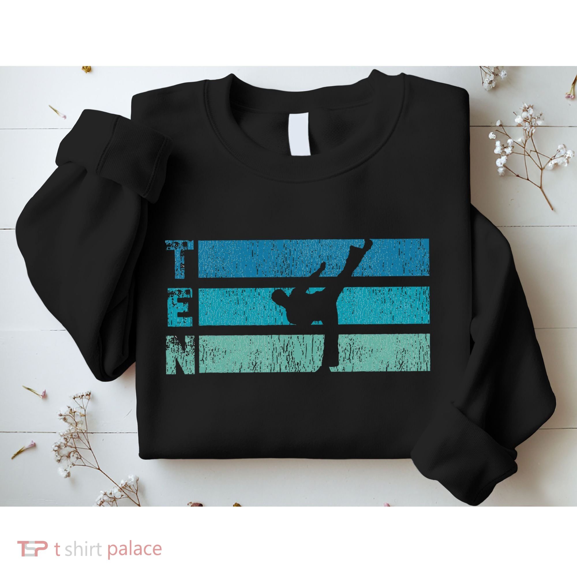 Karate Birthday 10 Year Year Taekwondo Sweatshirt