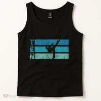 Karate Birthday 10 Year Year Taekwondo Tank Top thumb 2