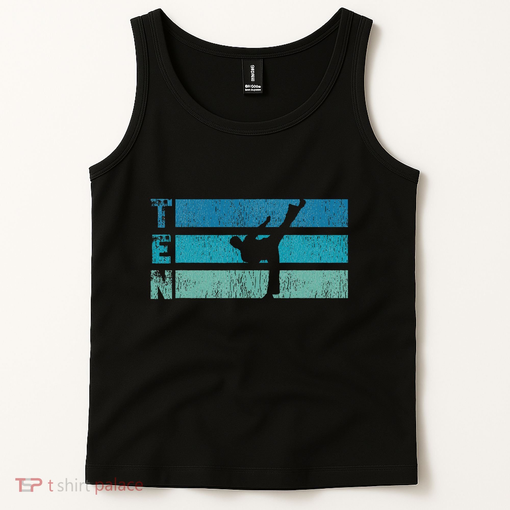 Karate Birthday 10 Year Year Taekwondo Tank Top