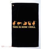Kiwi Bird Australia Souvenir This Is How I Roll Kiwi Golf Towel thumb 0