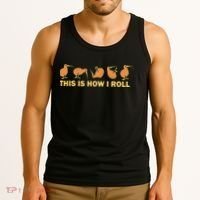 Kiwi Bird Australia Souvenir This Is How I Roll Kiwi Tank Top thumb 3