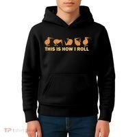 Kiwi Bird Australia Souvenir This Is How I Roll Kiwi Kids Hoodie thumb 4
