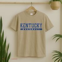 Kentucky Baseball Blue Vintage Text T-Shirt thumb 2