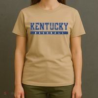 Kentucky Baseball Blue Vintage Text T-Shirt thumb 4