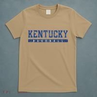 Kentucky Baseball Blue Vintage Text T-Shirt thumb 5