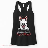 Kinda Busy Being A Dog Mom Floral Women's Tank Top thumb 0