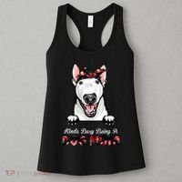 Kinda Busy Being A Dog Mom Floral Women's Tank Top thumb 3