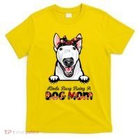 Kinda Busy Being A Dog Mom Floral T-Shirt thumb 0