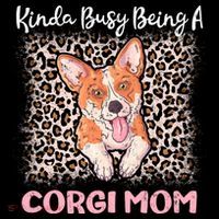 Kinda Busy Being A Corgi Mom Pembroke Welsh Dog Mama Leopard Gift Coffee Mug thumb 5