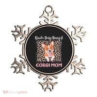 Kinda Busy Being A Corgi Mom Pembroke Welsh Dog Mama Leopard Gift Ornament thumb 0