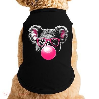 Koala Bear Blowing Bubblegum Doggie Tank