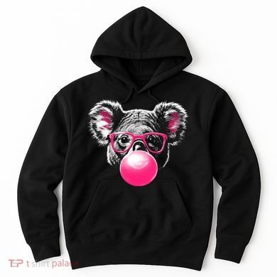 Koala Bear Blowing Bubblegum Hoodie