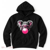 Koala Bear Blowing Bubblegum Hoodie thumb 0