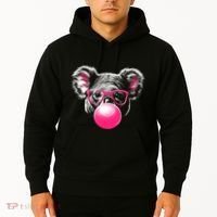 Koala Bear Blowing Bubblegum Hoodie thumb 2