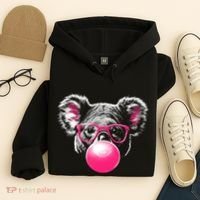 Koala Bear Blowing Bubblegum Hoodie thumb 4