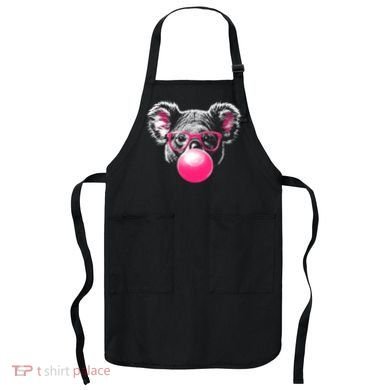Koala Bear Blowing Bubblegum Apron