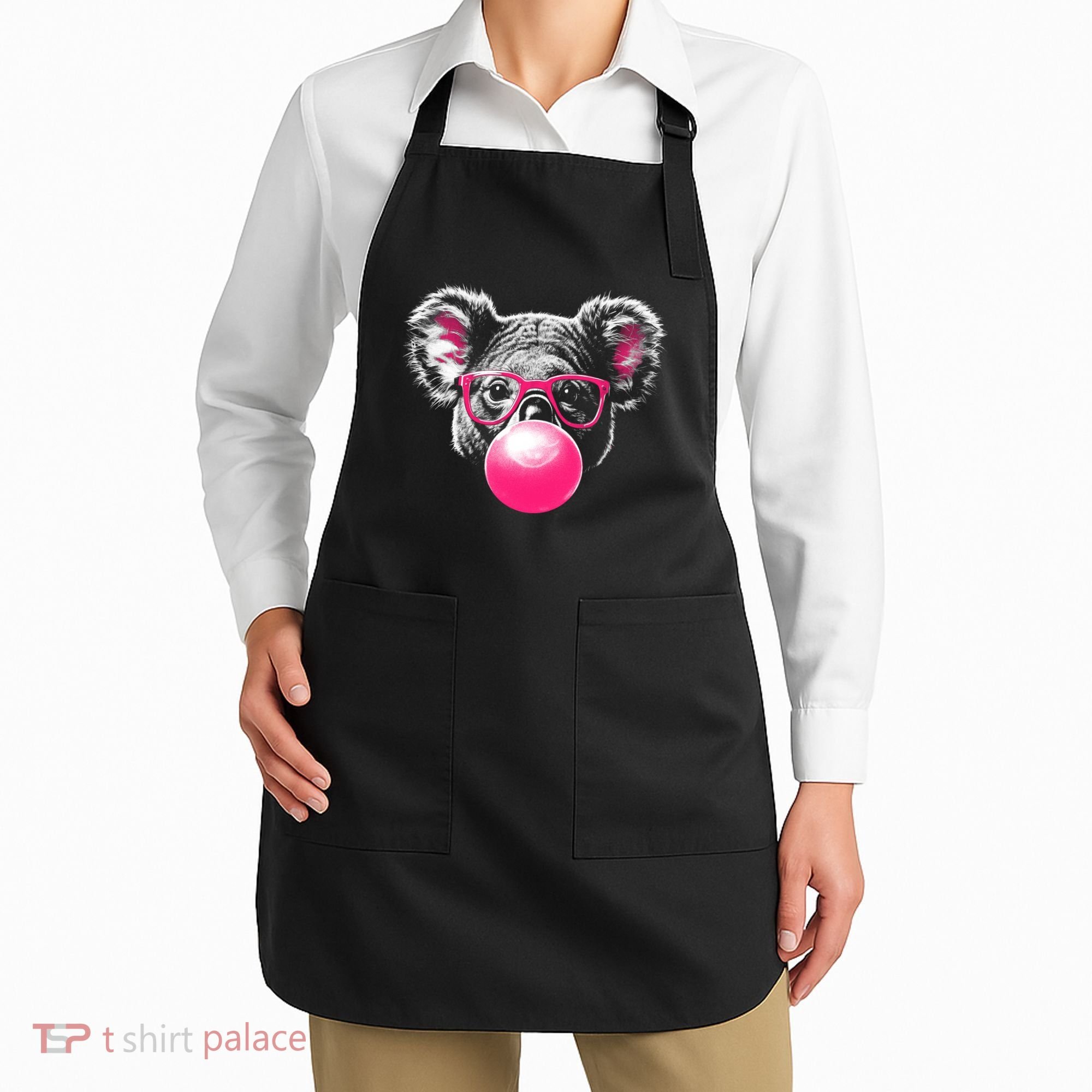 Koala Bear Blowing Bubblegum Apron